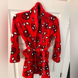 Boys Spiderman Robe - 8
